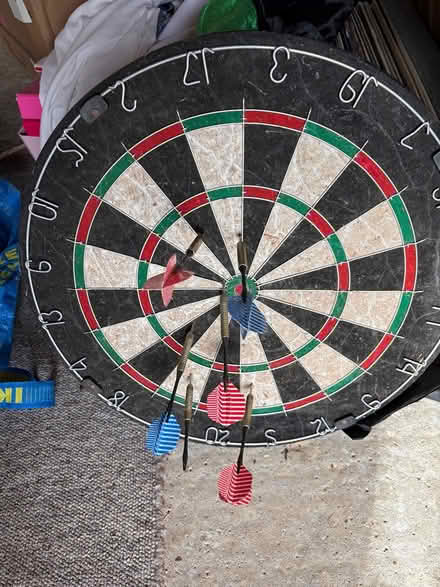 Photo of free Dartboard and darts (CM1 Broomfield) #1
