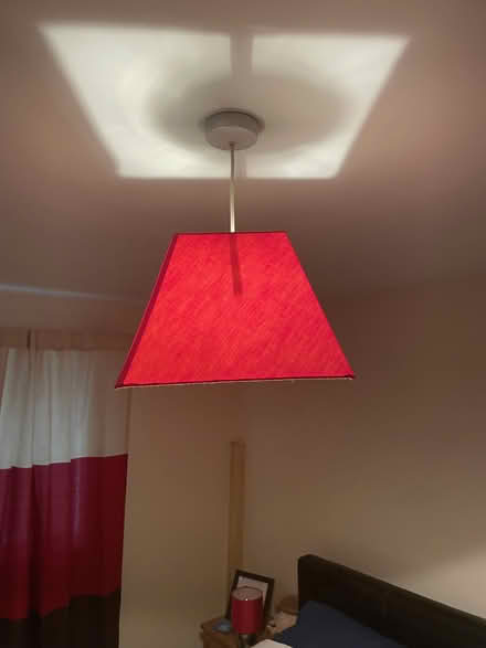 Photo of free Ceiling Lampshade Red (Cambridge CB4) #2