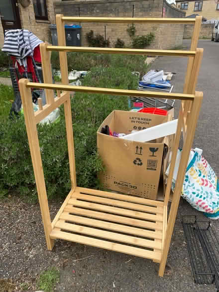 Photo of free Floor standing towel rail unit. (Cogges OX28) #1