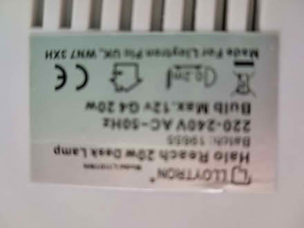 Photo of free Desk lamp (Belmont SM2) #2