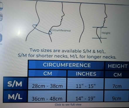 Photo of free Neck support collar (Horsham, near Bennetts Field) #3