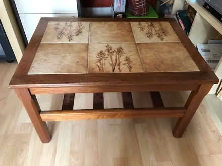 Photo of free Rectangular tiled coffee table (CV22 - near centre of Rugby) #1