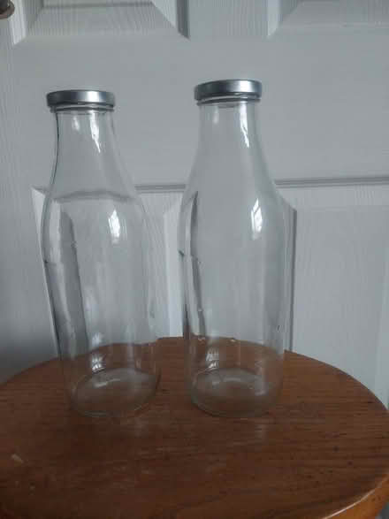 Photo of free 2 Glass bottles 1 litre (Warwick CV34) #1