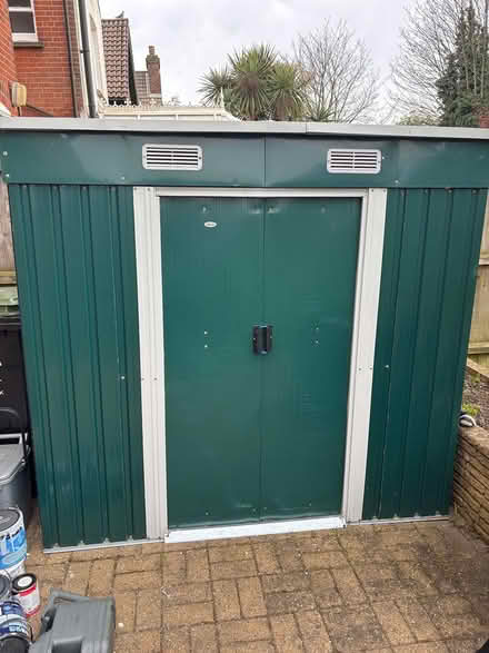 Photo of free 7 by 4 metal shed (Felixstowe IP11) #1