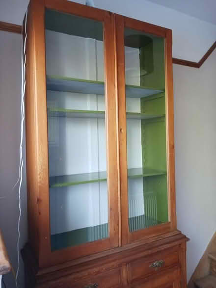 Photo of free Tall glass fronted cabinet (New Greens) #2