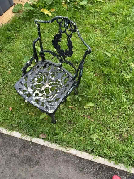 Photo of free Wrought iron chair (M23 Northern Moor) #1