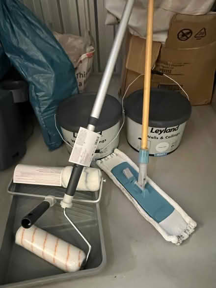 Photo of free 10ltrs Paint x2 Rollers and tray (Safestore Hanworth) #3