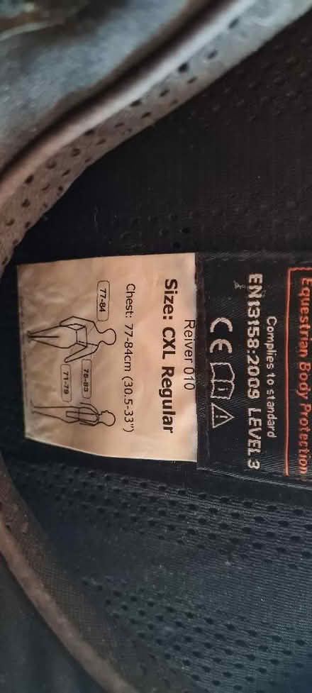 Photo of free Hors riding back protector (Fowlis Wester PH7) #3
