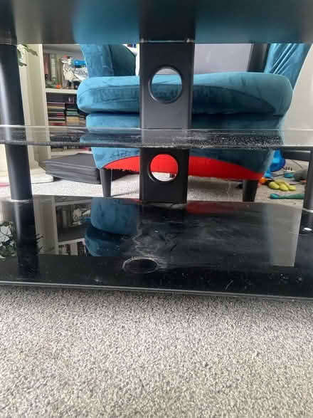 Photo of free Black Glass TV Unit (Lamorbey DA14) #2