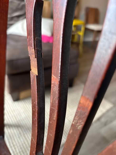 Photo of free Pair of dining room chairs (High st and brookdale ave.) #4