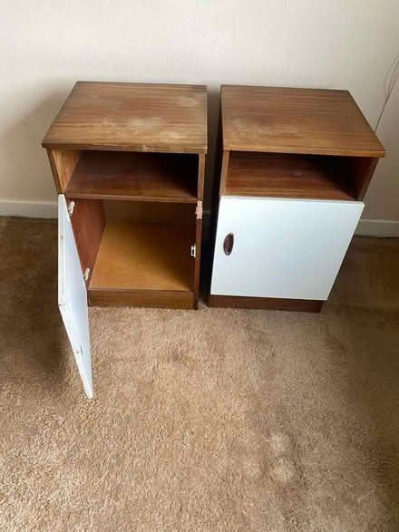 Photo of free 2 x mid century bedside lockers (Stillorgan) #1
