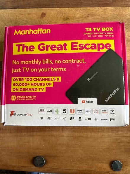 Photo of free Freeview T4 TV Box (Buntingford SG9) #1