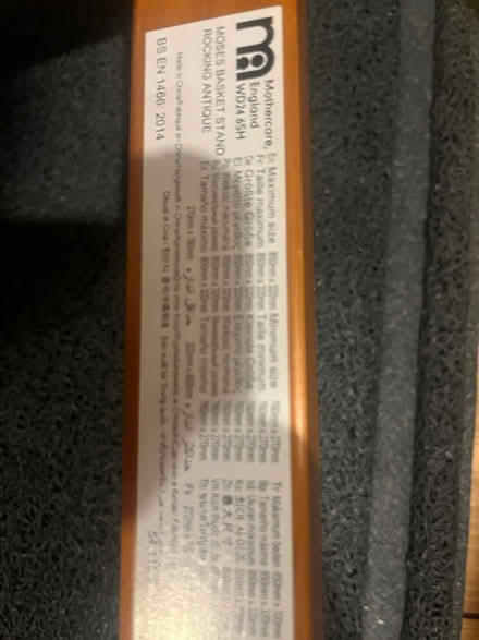 Photo of free Moses basket rocking stand (New Cross SE14) #2