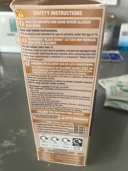 Photo of free Garnier nutrisse hair dye (Coulsdon, nr, train station) #2