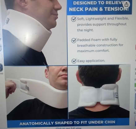 Photo of free Neck support collar (Horsham, near Bennetts Field) #2