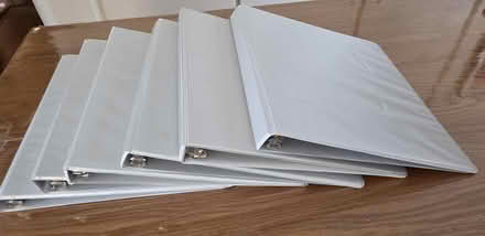 Photo of free 6 1/2" binders clear-view covers (south San Carlos) #1