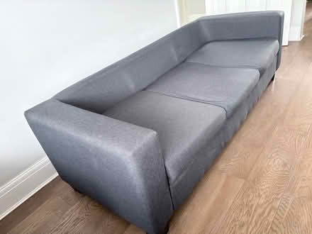 Photo of free Grey fabric sofa (SW17) #4