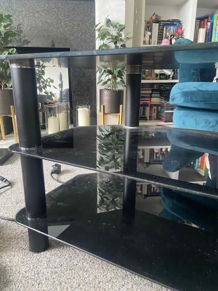 Photo of free Black Glass TV Unit (Lamorbey DA14) #4