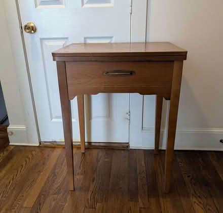 Photo of free Table, former sewing cabinet (North Cambridge) #1