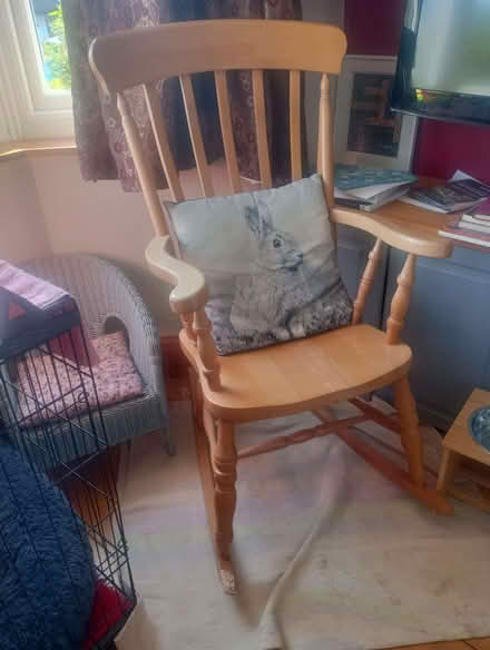 Photo of free Wooden Rocking Chair (Dursley GL11) #3