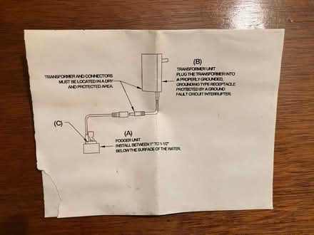 Photo of free Ornamental fogger (Derwood) #3