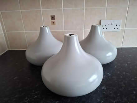 Photo of free 4 metal lampshades (Cressex HP12) #3