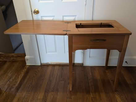 Photo of free Table, former sewing cabinet (North Cambridge) #2