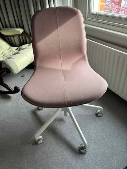Photo of free IKEA Langfjall office chair pink (Richmond TW1) #1