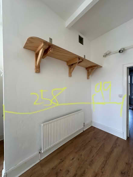 Photo of free Large Wooden Wall Shelving with Brackets (Mayfield EH9) #1