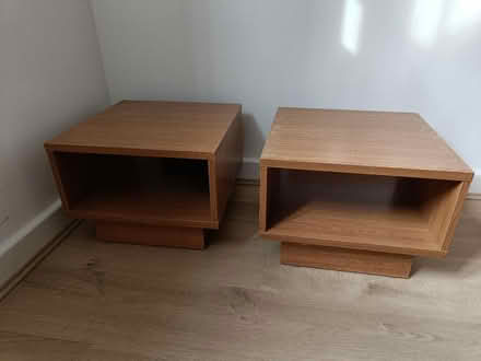 Photo of free 2 Bedside table 40x40x30 (Letchworth SG6) #1