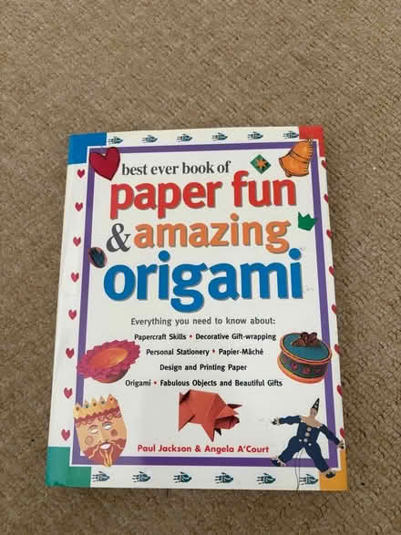Photo of free Paper origami book (Longthorpe) #1
