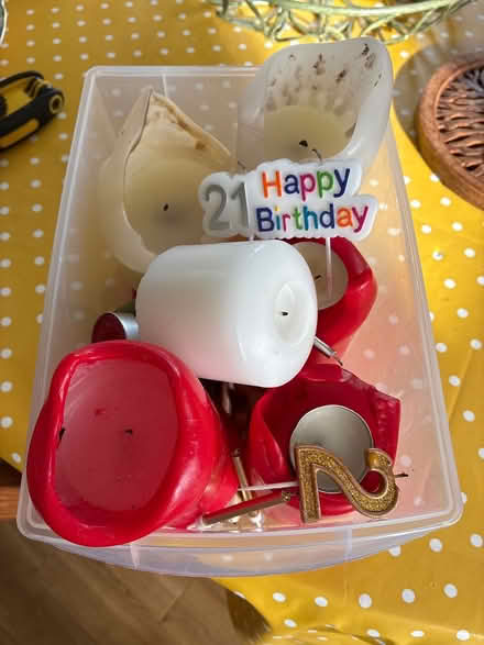 Photo of free Box of old candles (Tiverton) #1