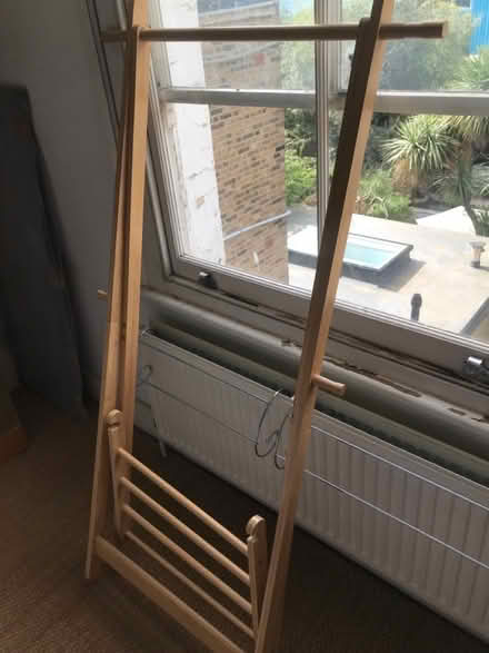 Photo of free Wooden Clothes rail (Shepherds Bush) #2