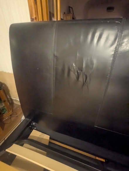 Photo of free Black Ottoman Double Bed Base (Ermin Park GL3) #3