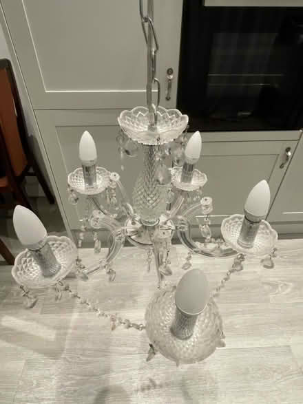 Photo of free b&q chandelier light (Gee Cross SK14) #2