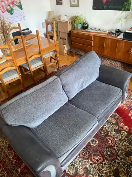 Photo of free Dark grey couch (Glasgow Woodlands G3) #2