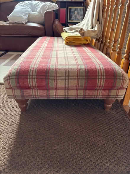 Photo of free Tartan long footstool (Gargunnock FK8) #2