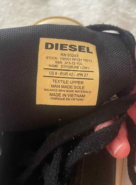 Photo of free Diesel trainers – size EU 42 (E17) #4