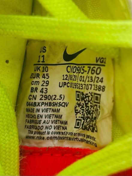 Photo of free Football boots. Size UK 10 (Swanley BR8) #4