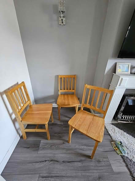 Photo of free Dining Table with 4 chairs (Stirling FK7) #2