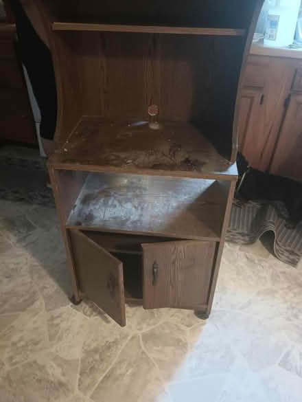 Photo of free microwave stand (ON THE CURB) (Grafton WV. 26354) #2