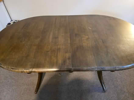 Photo of free Dark Wood Extending Dining Table (West Molesey KT8) #1