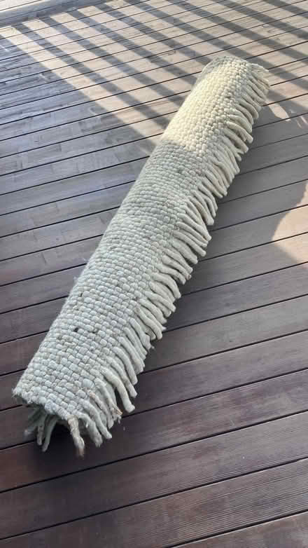 Photo of free woven rug (Jamaica Plain MA) #1