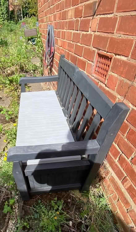 Photo of free Garden storage bench (Harborne B17) #2