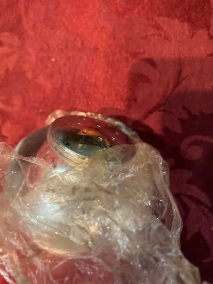 Photo of free Glass salt shaker silver color top (Foothill Boulevard Cupertino) #1