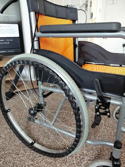 Photo of free Self propelled foldable wheelchair. (Kirkby L32) #4
