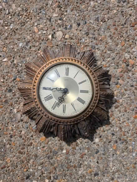 Photo of free Smith's windup sunburst clock (Surrey Quays SE16) #1