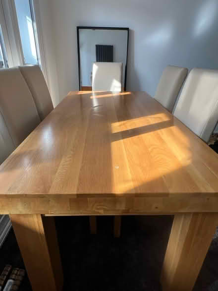 Photo of free wooden dinning table with 6 chairs (leamore WS3) #1