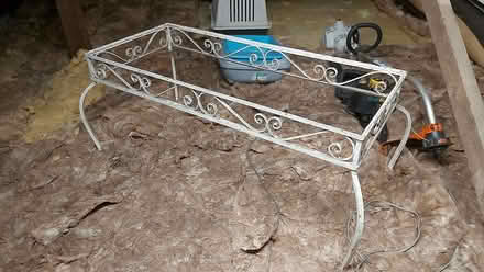 Photo of free Old Wrought Iron Coffee Table Frame (Haslucks Green B90) #1