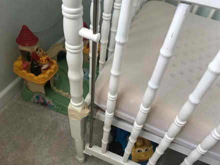 Photo of free Cot with drop down side and accessories (Ledbury HR8) #4